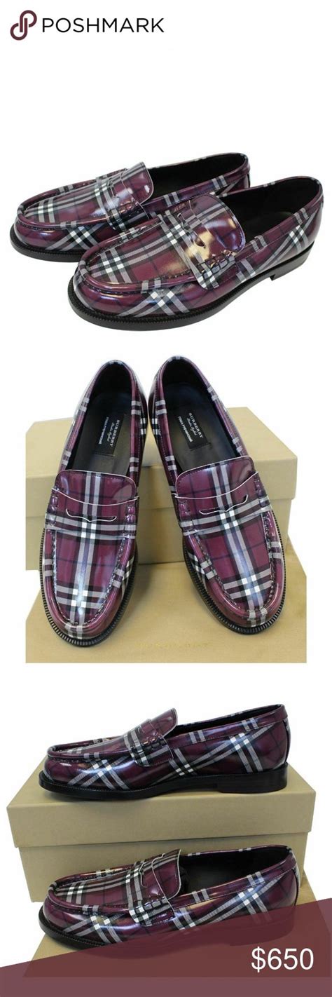 gosha x burberry check leather loafers|Burberry Gosha X Check Leather Loafers for Men .